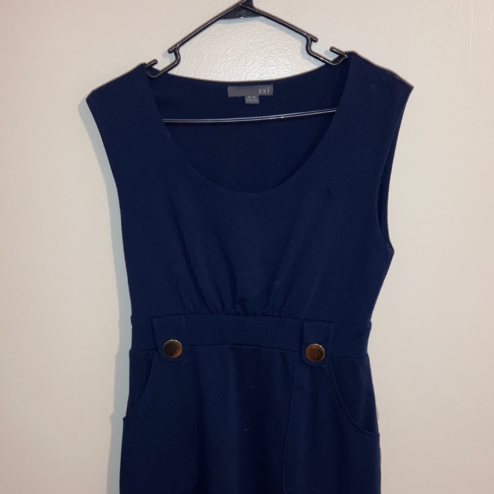 XXI Navy blue dress - size M